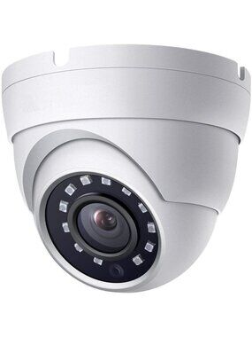 1080P HD Dome Security Camera - 2MP, 100° Wide Angle, Night Vision, Outdoor Use